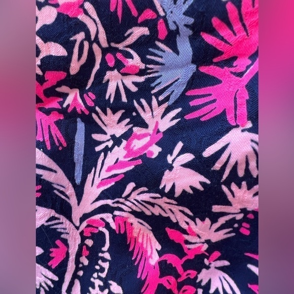 Lilly Pulitzer Kelly Skinny Ankle Pant Bright Navy Swing of Things - Picture 14 of 14